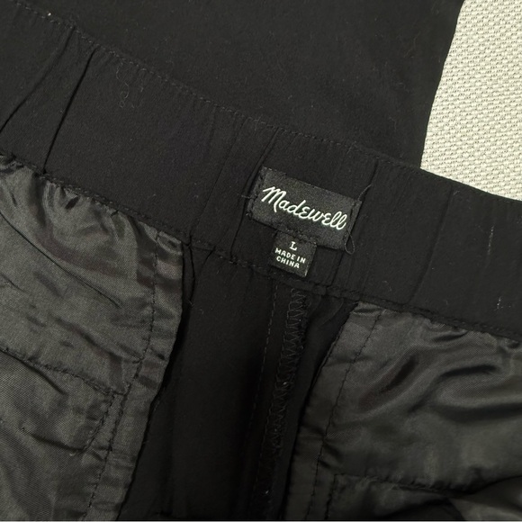 Madewell Black‎ Joggers Track Trousers Size Large - Picture 4 of 7